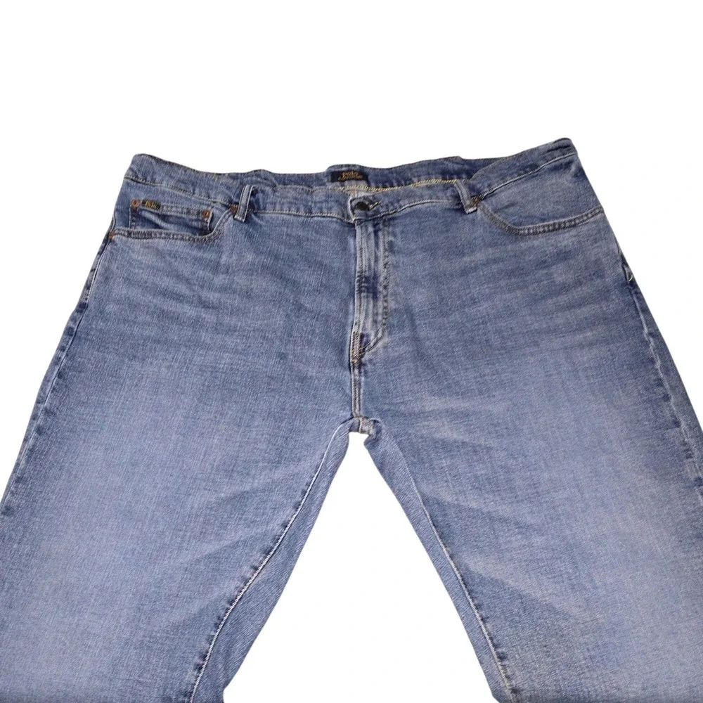 Polo Ralph Lauren Hampton Straight Jeans Mens Classic Denim Blue 44x29 Actual